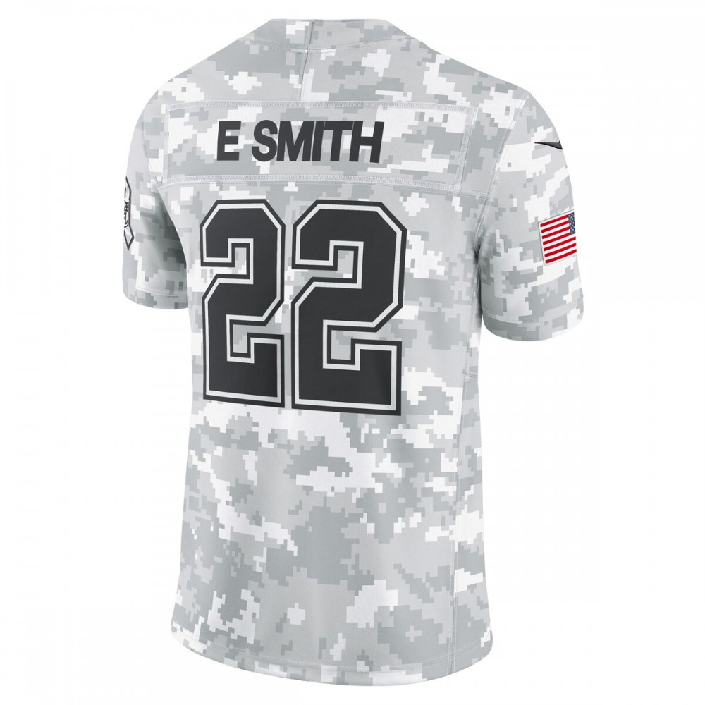 Emmitt Smith Dallas Cowboys Nike 2024 Salute to Service Retired Player Limited Jersey - Arctic Camo-GridironStore